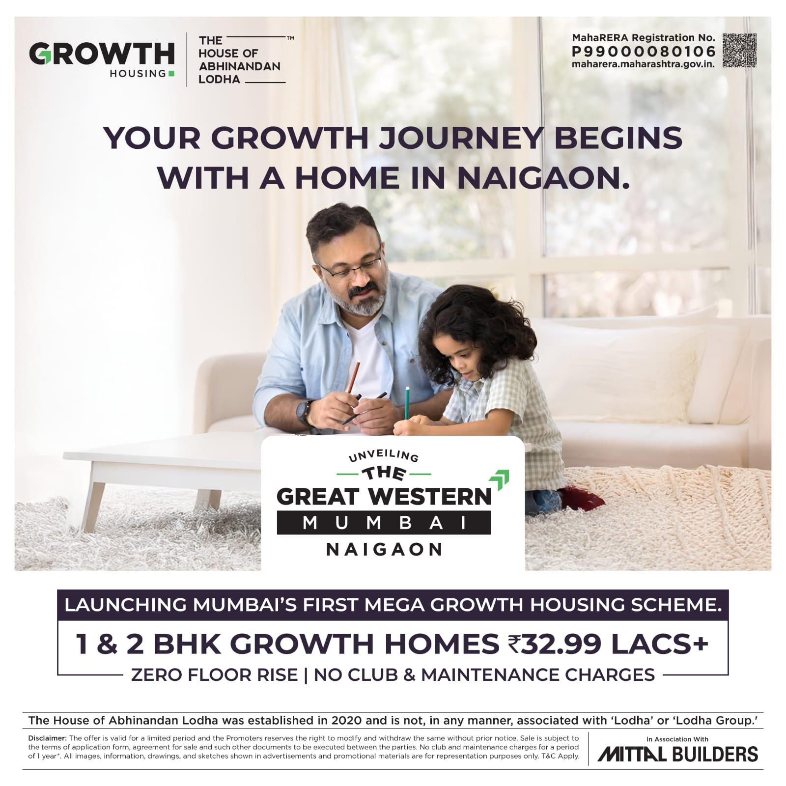 The House of Abhinandan Lodha Naigaon project